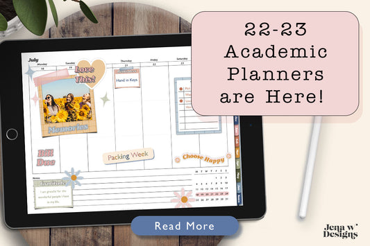 New Product | 2022 2023 Digital Academic Planner: Landscape