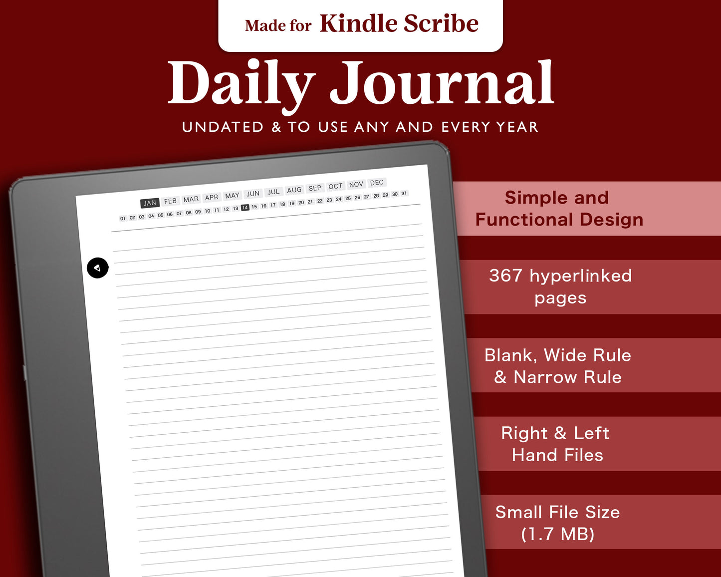 Daily Journal | for Kindle Scribe