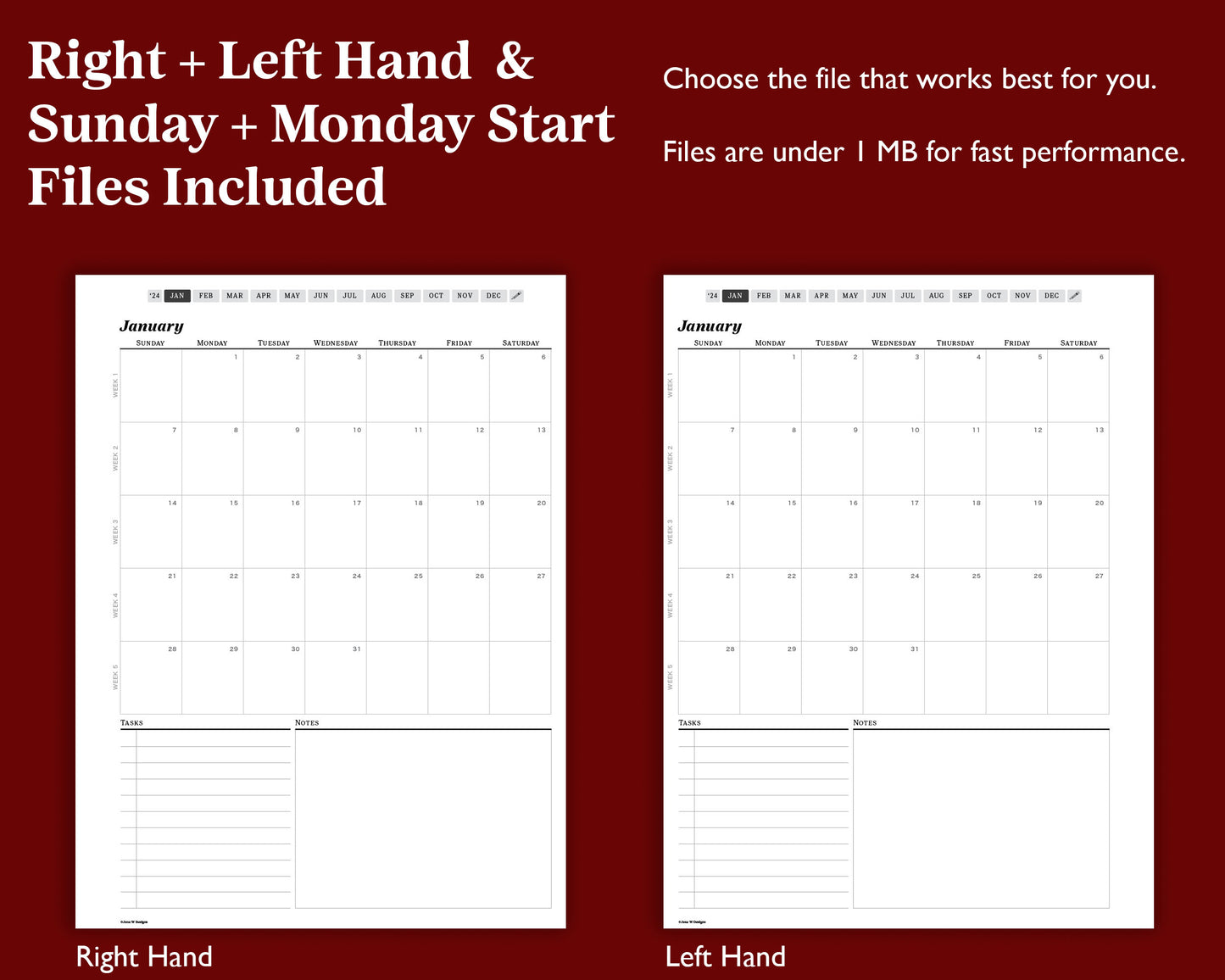2024 Daily Planner | for Kindle Scribe