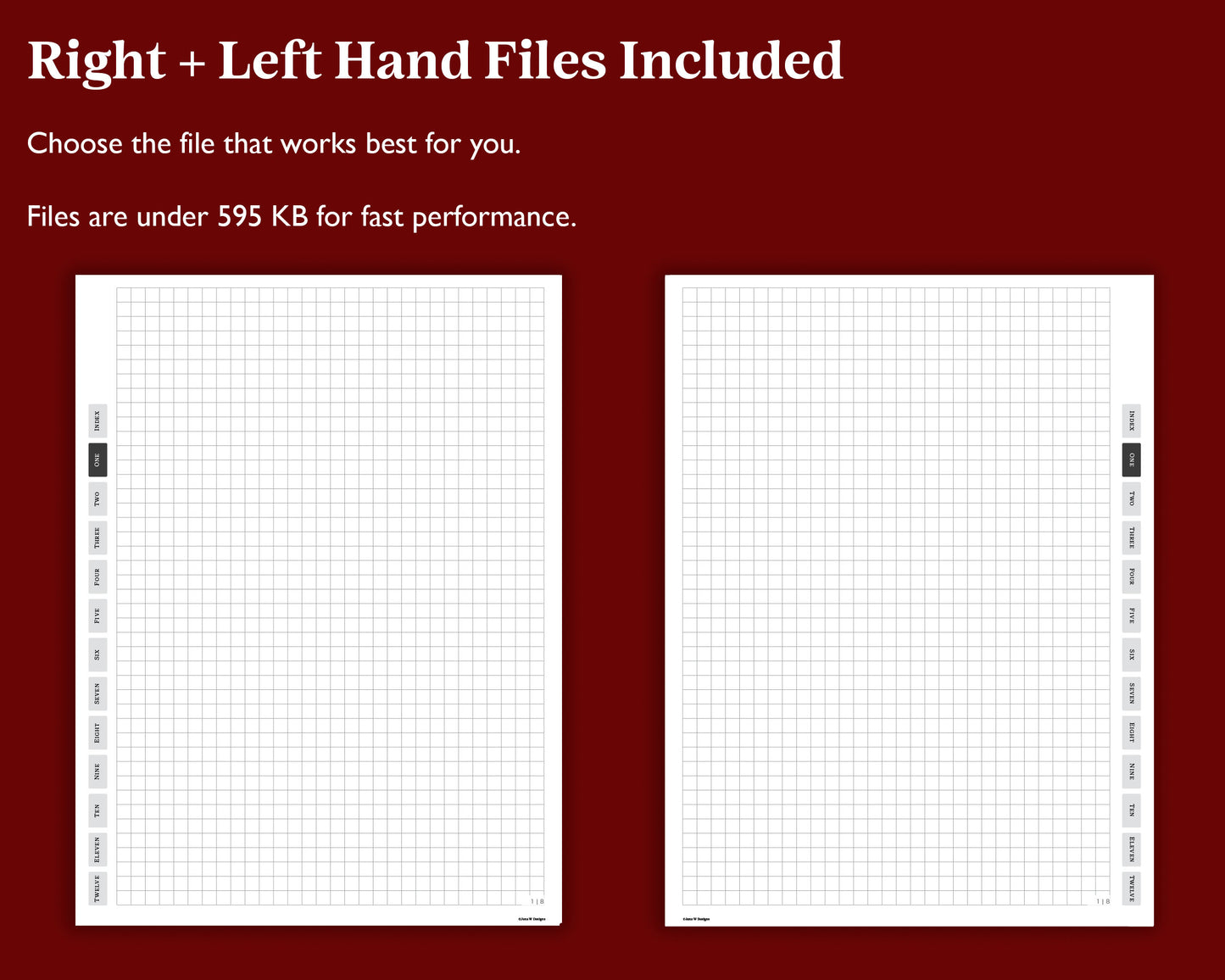 12 Section Notebook | for Kindle Scribe