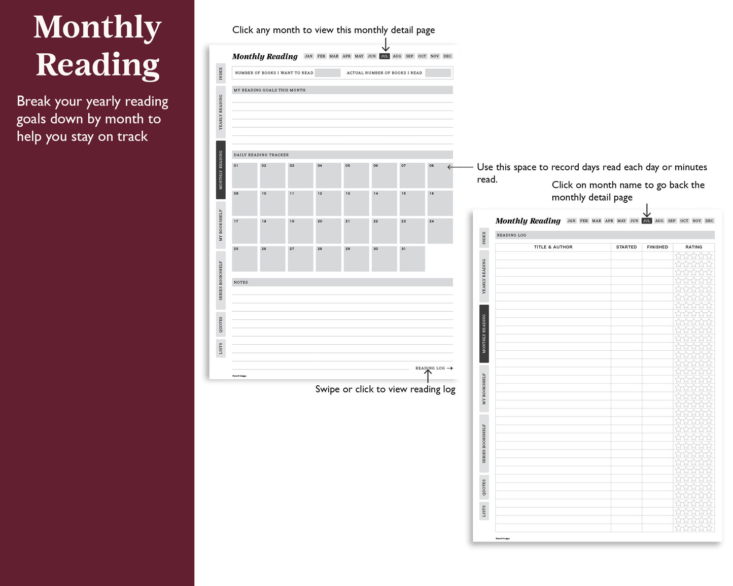 Reading Journal | for Supernote