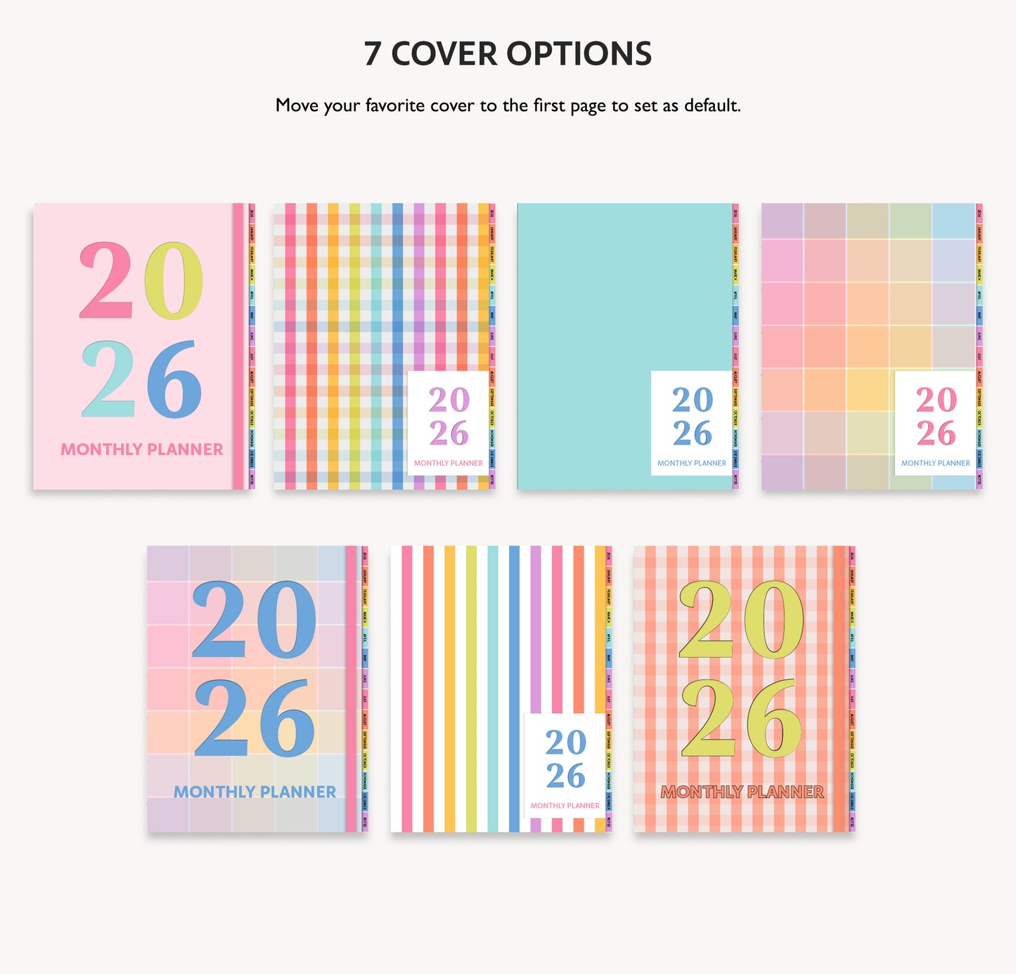 2026 Dated Monthly Digital Planner – Minimalist Planner for iPad & Android Tablets