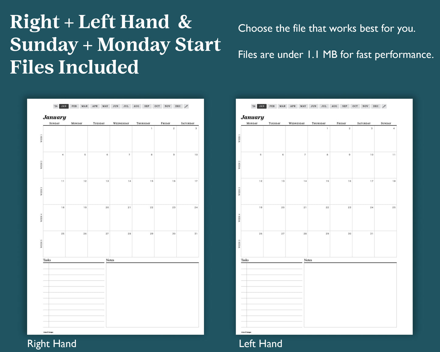 2026 Daily Planner | for reMarkable