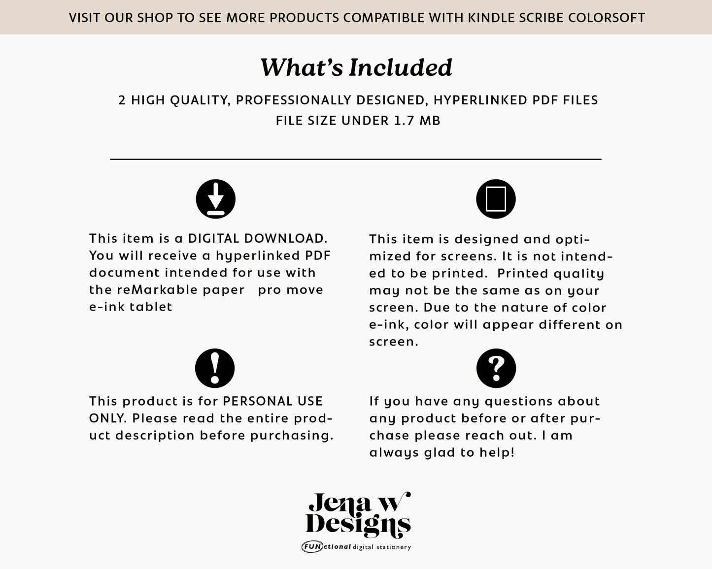 Reading Journal | for Kindle Scribe Colorsoft