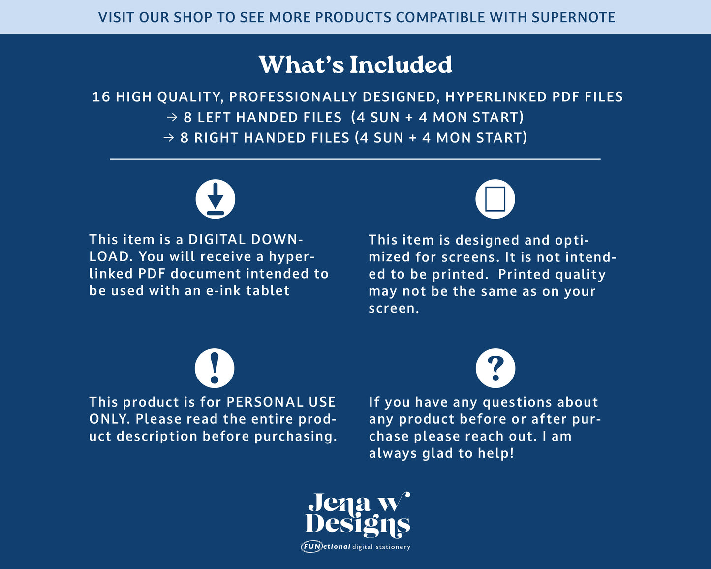 2026 Daily Digital Planner | Landscape Planner for Supernote