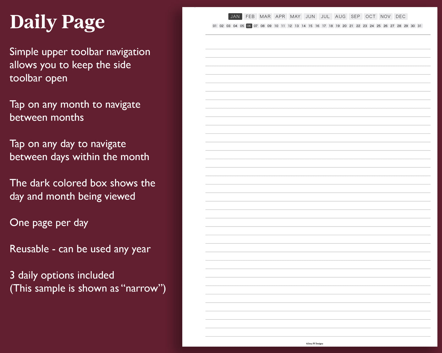 365 Daily Journal | for Supernote