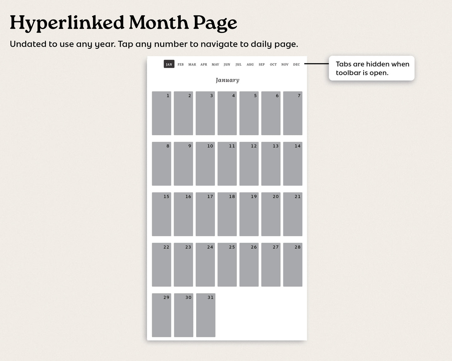 5 Year Daily Journal for reMarkable Paper Pro Move