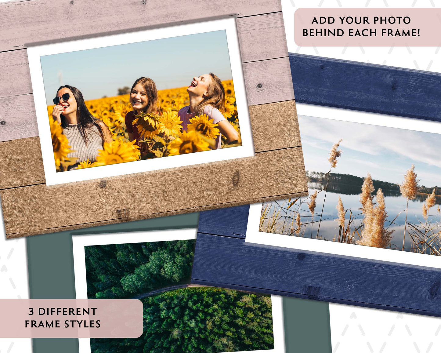 Digital Planner PNG Stickers | Frames Volume 1