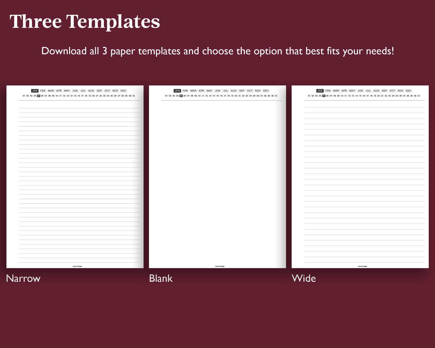 365 Daily Journal | for Supernote
