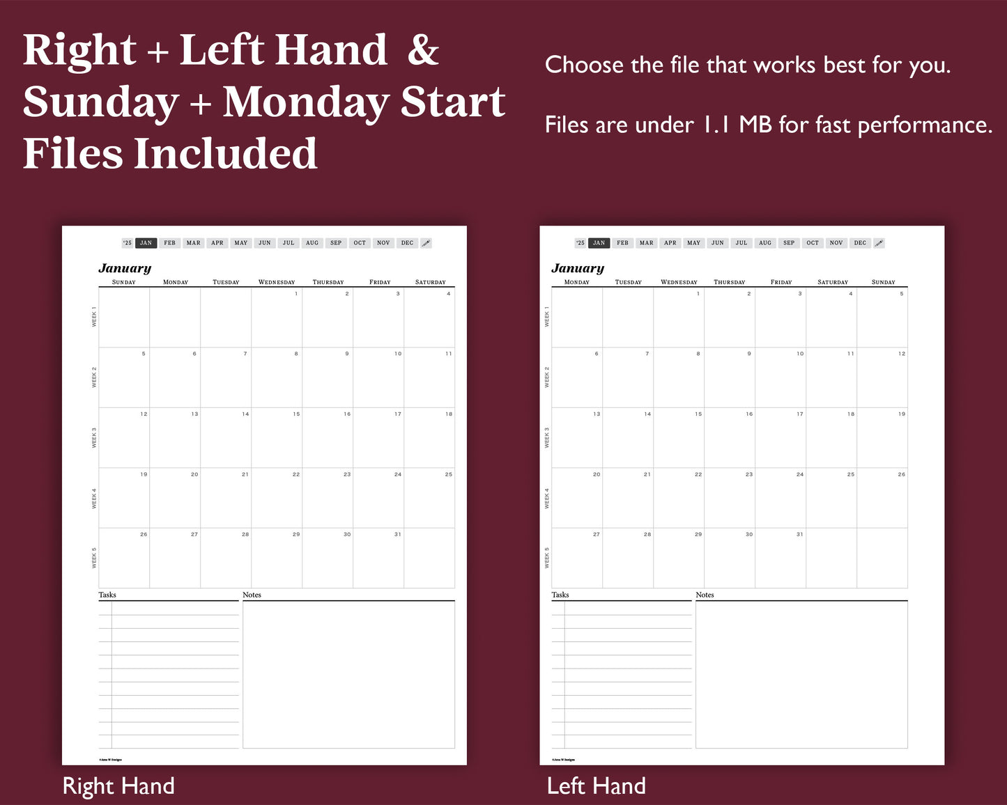 2025 Daily Planner | for Supernote