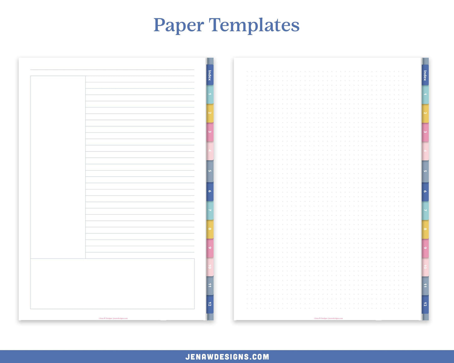 Digital Notebook - Jena W Designs