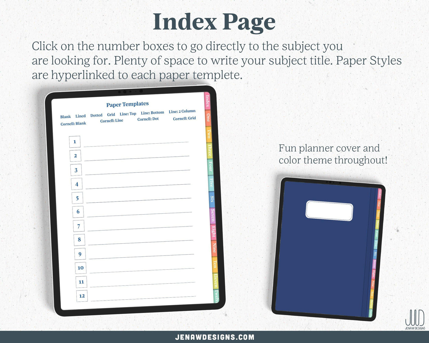 Digital Notebook | ColorPop - Jena W Designs
