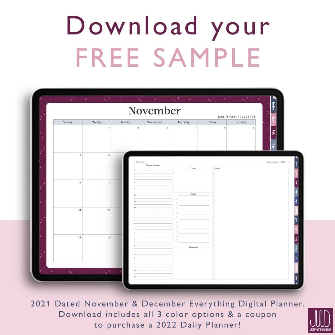 FREE 2021 Sample Landscape Everything - Jena W Designs