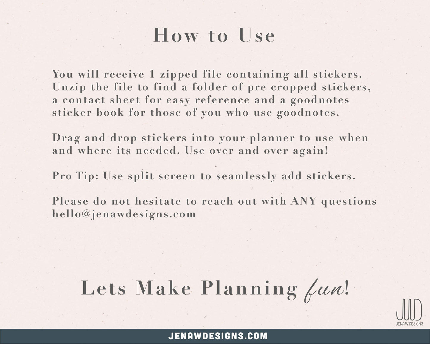 Neutral & Gold Digital Planner Stickers - Jena W Designs