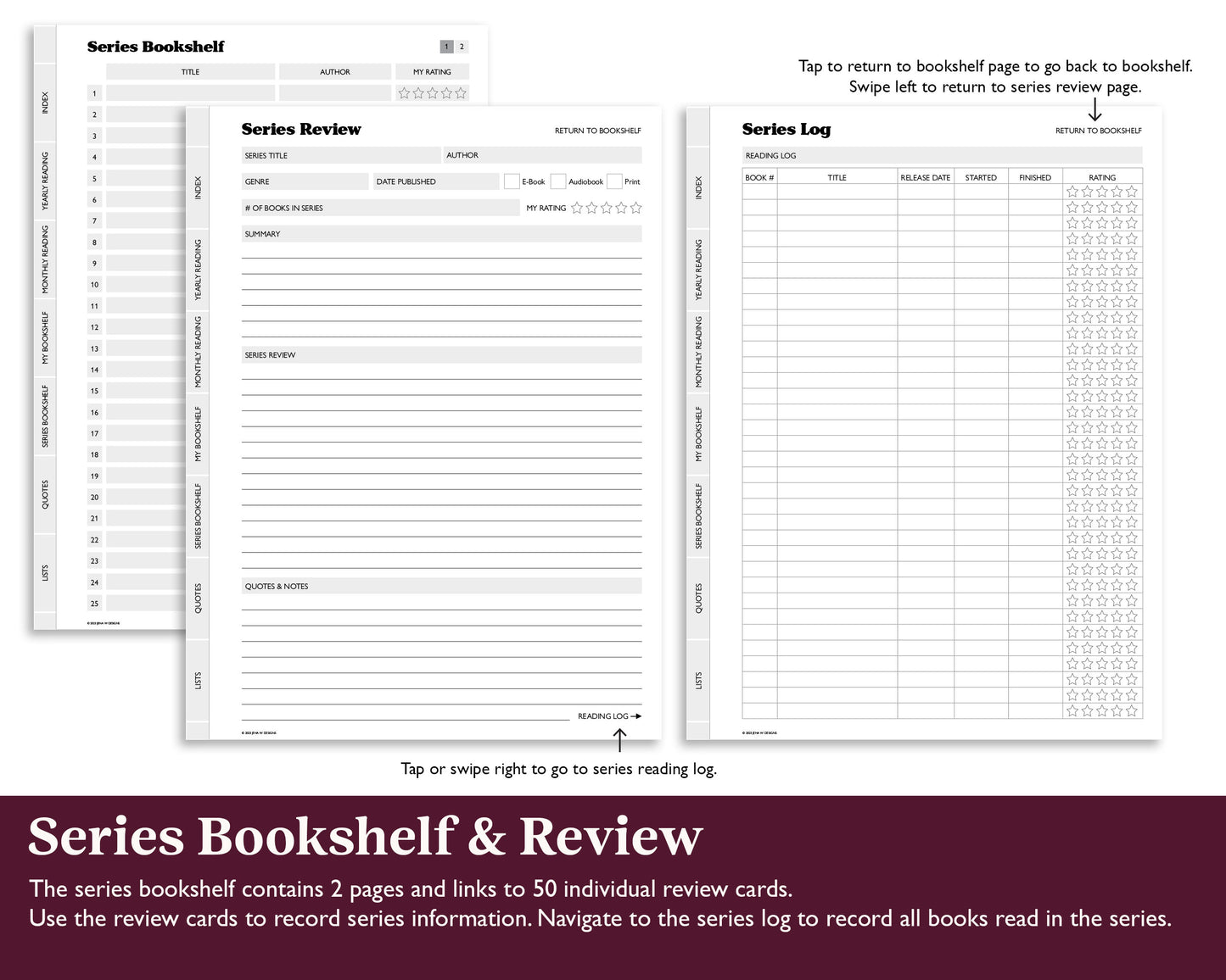 Reading Journal | for e-ink Devices