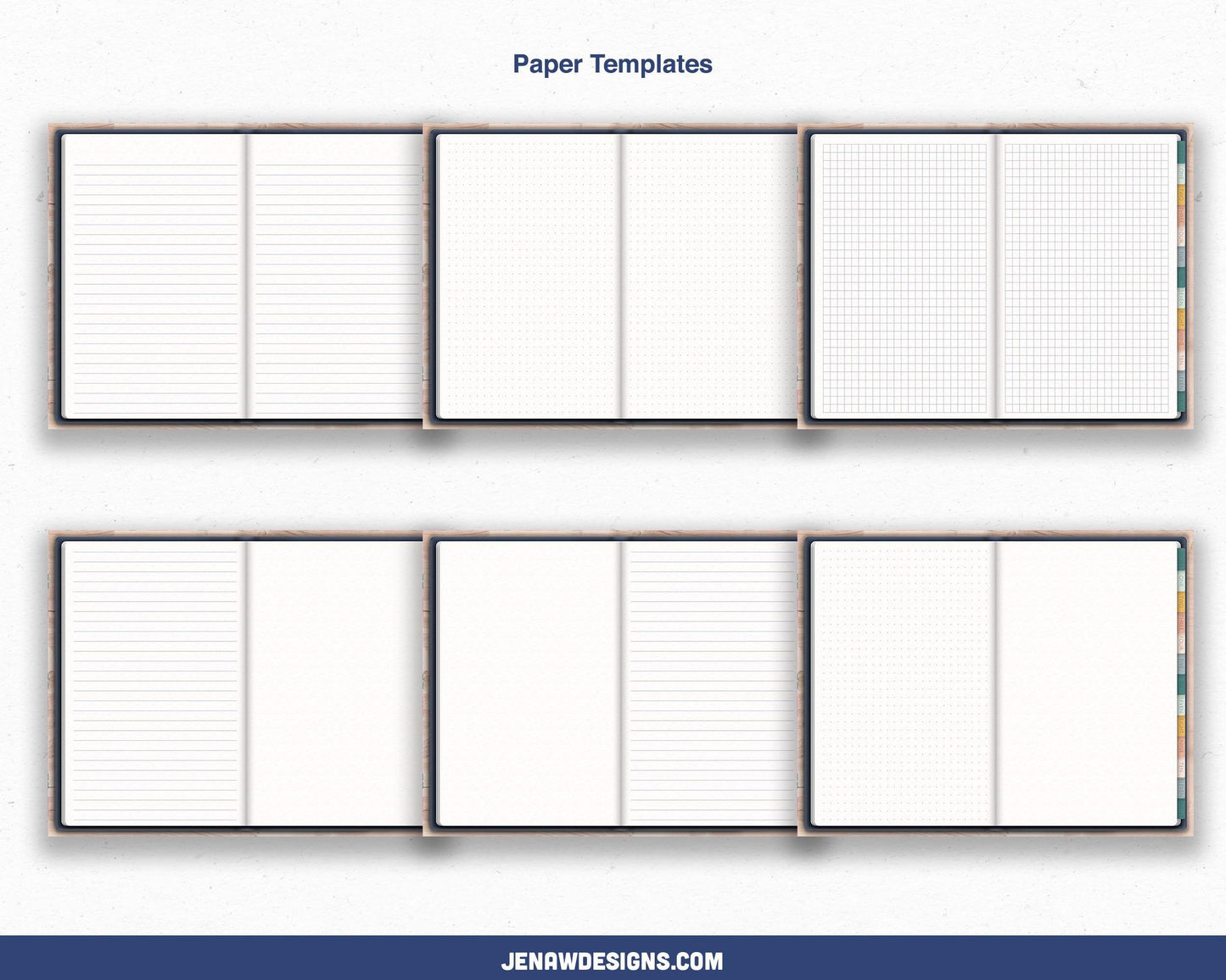 12 Subject Notebook | Landscape - Jena W Designs