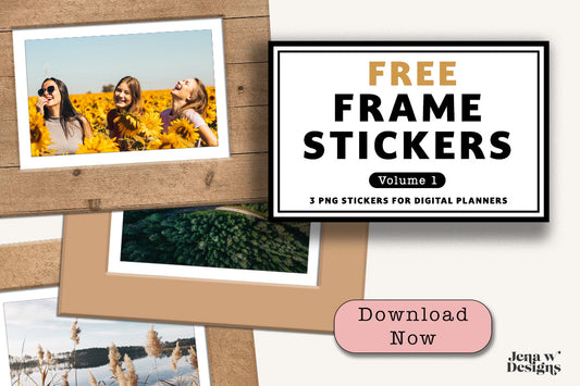 Free Digital Planner Stickers | Digital Frames