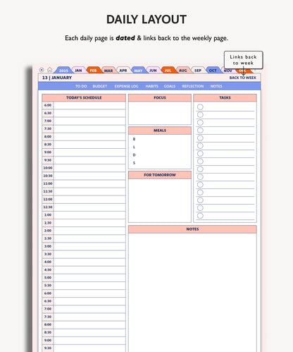 2025 Daily Planner | Essentials