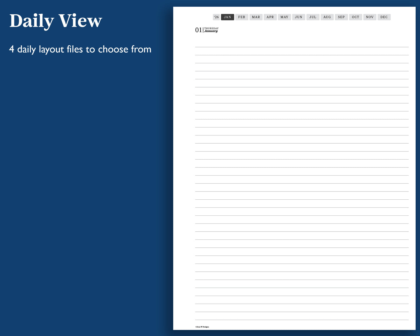 2026 Daily Digital Journal | for Supernote