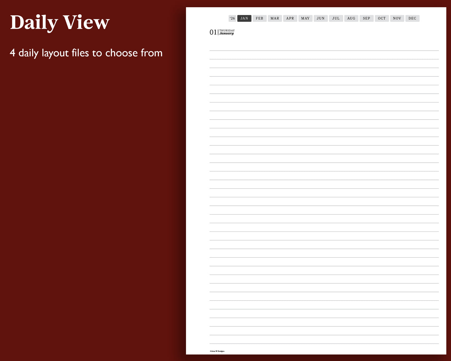 2026 Daily Journal | for Kindle Scribe