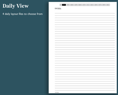 2027 Daily Journal | for reMarkable 2, Paper Pure, & Paper Pro