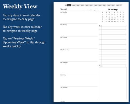 2026 Daily Digital Planner | for Supernote