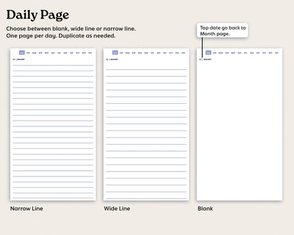 365 Daily Journal for reMarkable Paper Pro Move