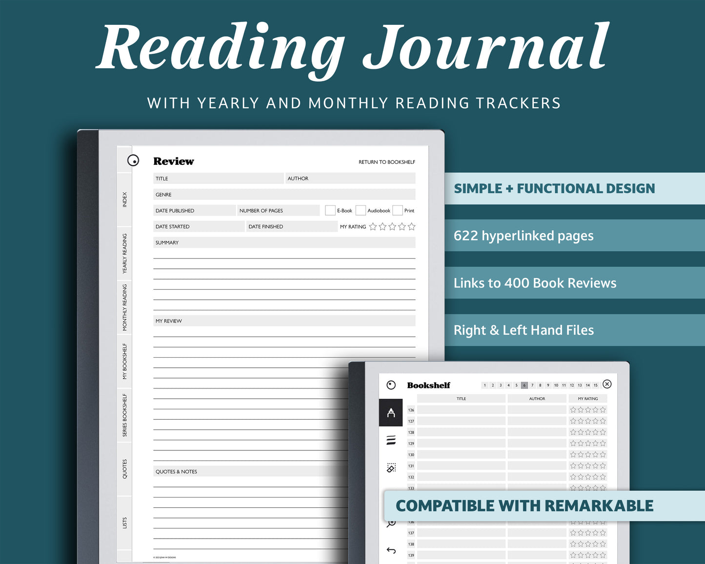 Reading Journal | for e-ink Devices