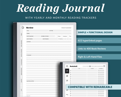 Reading Journal | for e-ink Devices