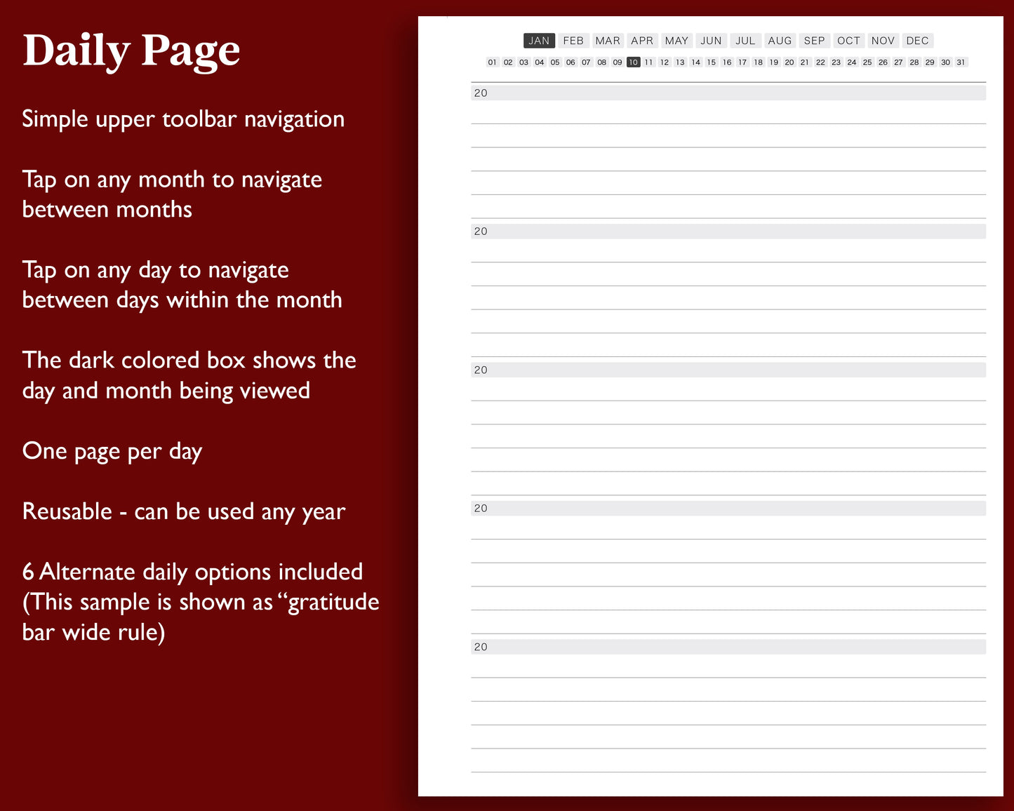 5 Year Daily Journal | for Kindle Scribe