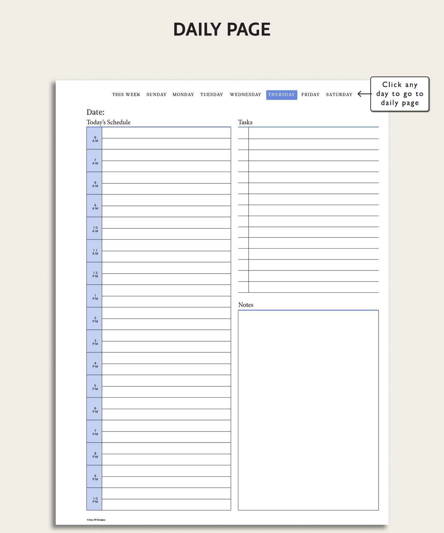 Free One Week Daily Planner | For reMarkable Paper Pro | Device Compatibility Tester