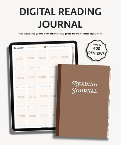 Digital Reading Journal | Reading Journal Template