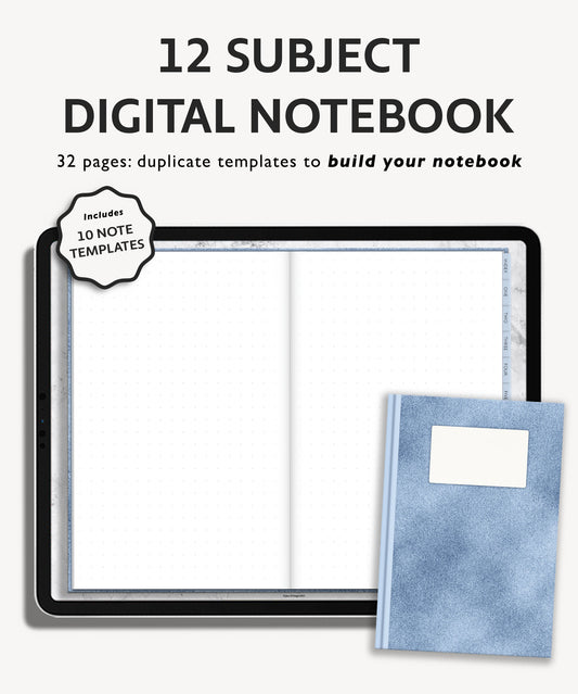 Realistic Digital Notebook | Velvet