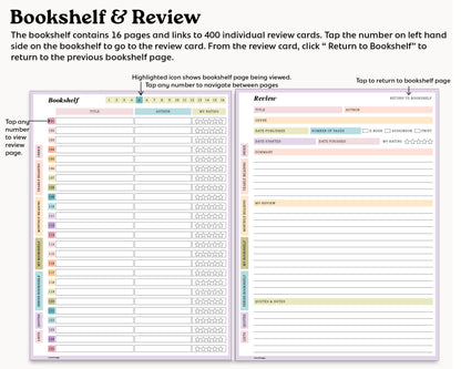 Reading Journal | for Kindle Scribe Colorsoft