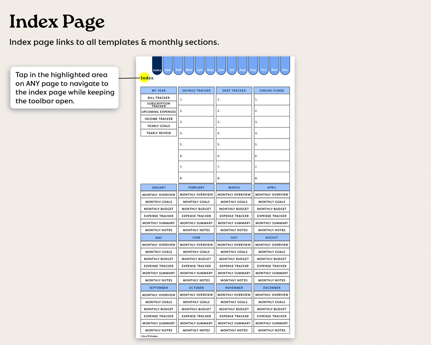 Budget Planner for reMarkable Paper Pro Move