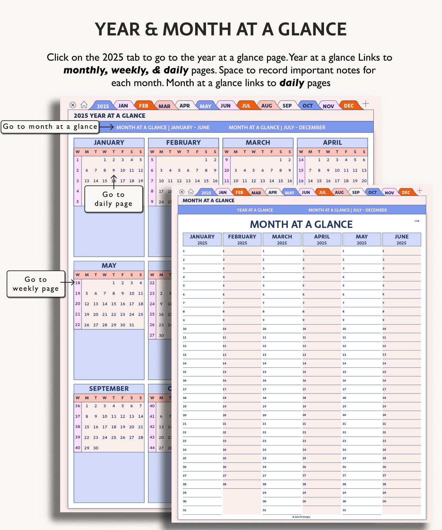 2025 Daily Planner | Essentials