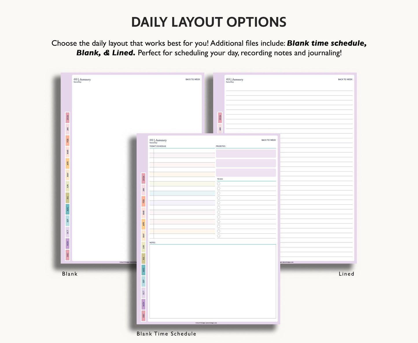 2026 Daily Planner | for Kindle Scribe Colorsoft