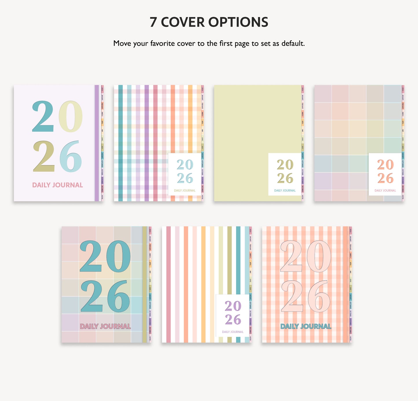 2026 Daily Journal | Minimal Modern Simple Diary