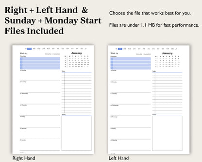 2025 Daily Planner | for reMarkable Paper Pro