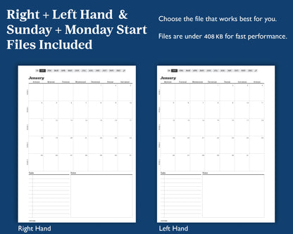 2026 Weekly Digital Planner | for Supernote