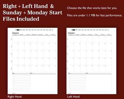 2026 Daily Digital Planner | for Kindle Scribe