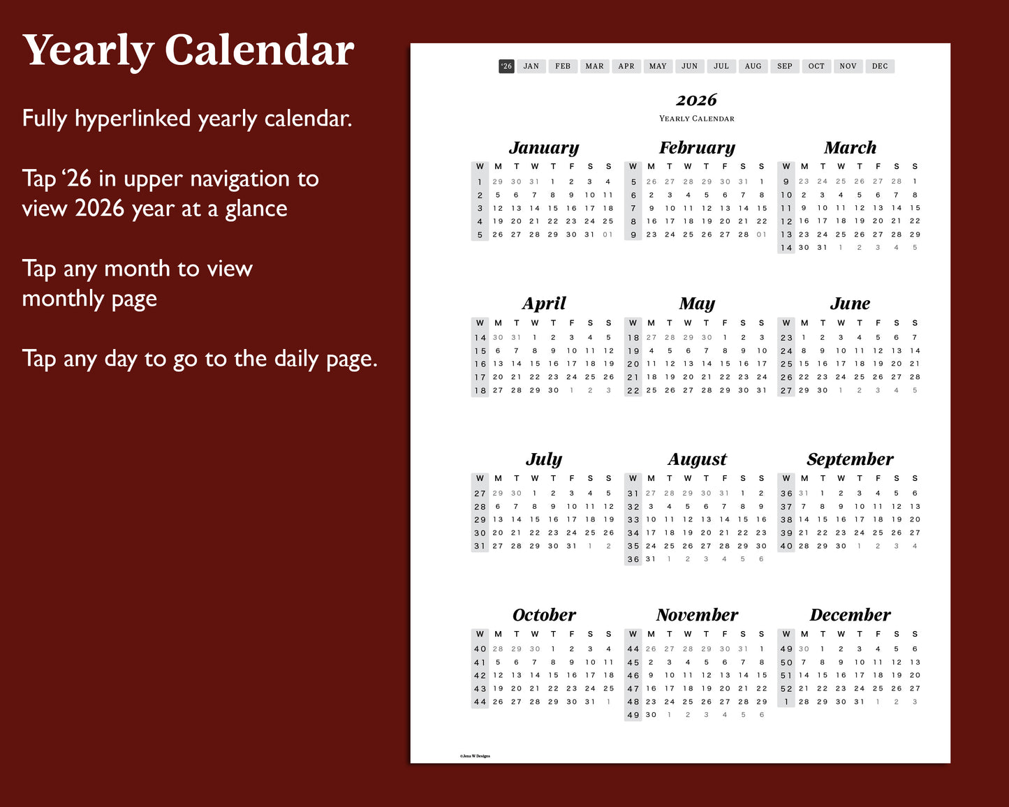 2026 Daily Journal | for Kindle Scribe