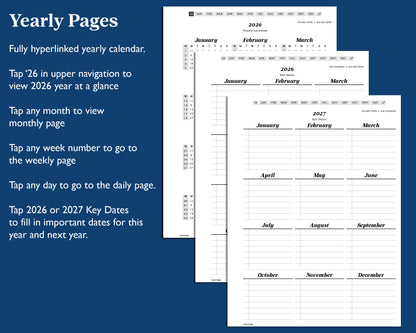 2026 Daily Digital Planner | for Supernote
