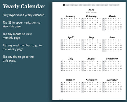 2025 Daily Planner | for reMarkable