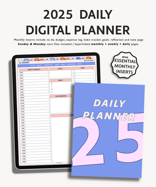 2025 Daily Planner | Essentials