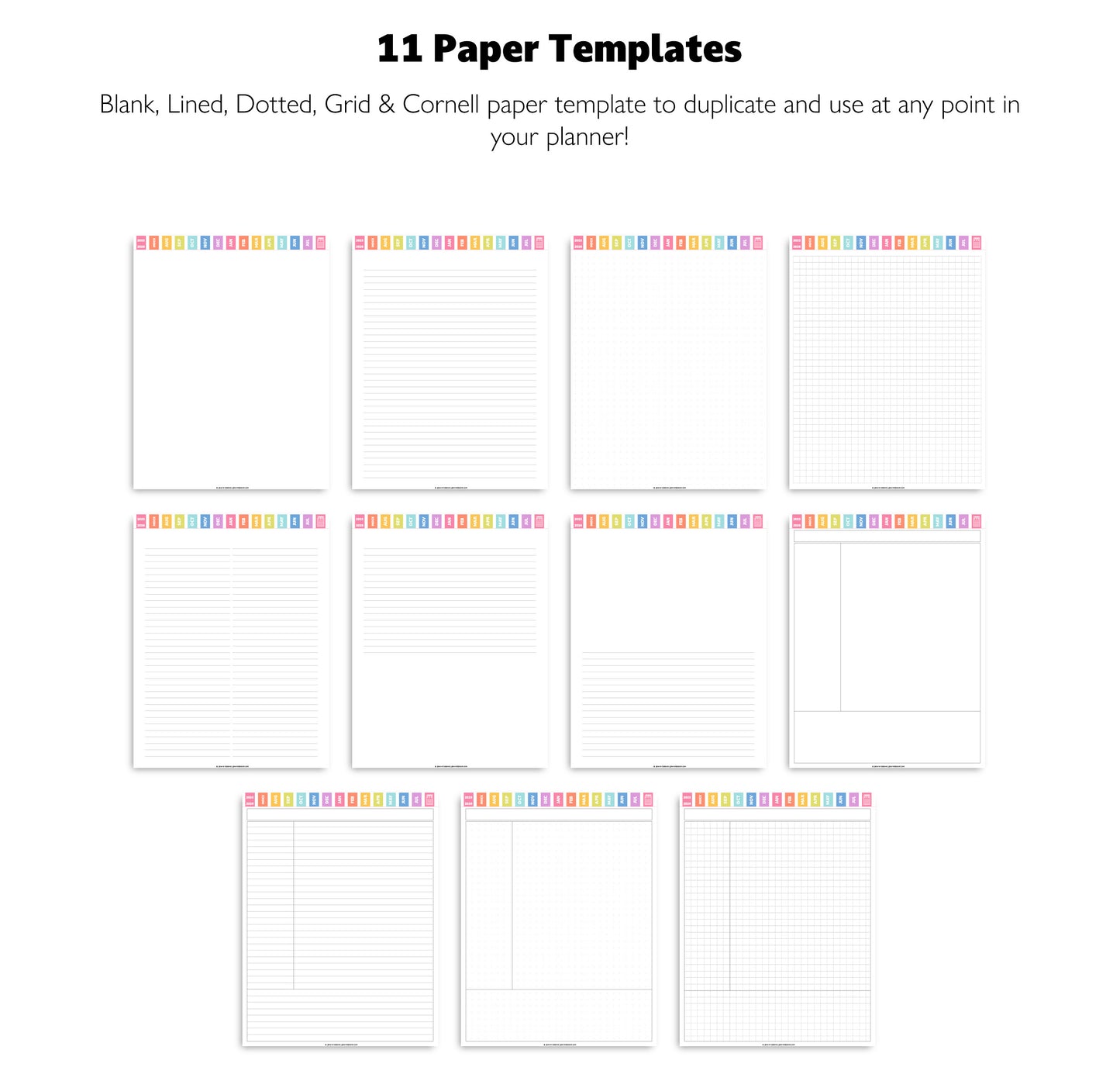 2025 - 2026 Mid Year Student Planner - Playful Academic Collection