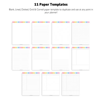 2025 - 2026 Mid Year Student Planner - Playful Academic Collection