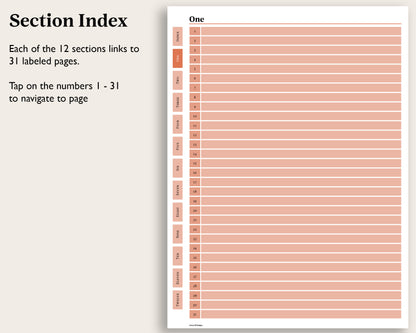 12 Section Cornell Notebook | for reMarkable Paper Pro