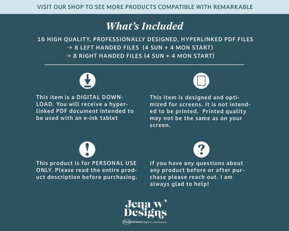 2027 Daily Journal | for reMarkable 2, Paper Pure, & Paper Pro