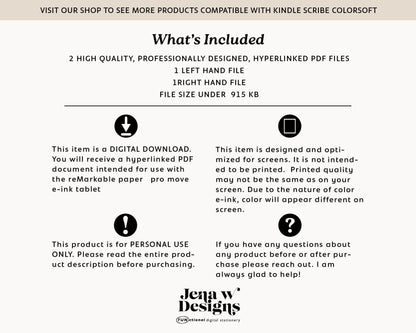 A to Z Address Book | for Kindle Scribe Colorsoft